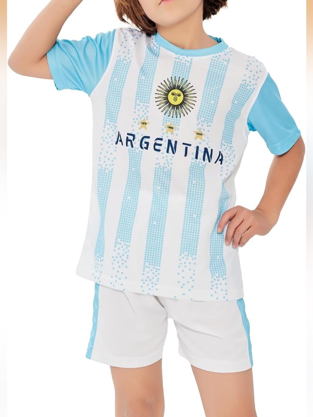 Kids Argentina Soccer Kit